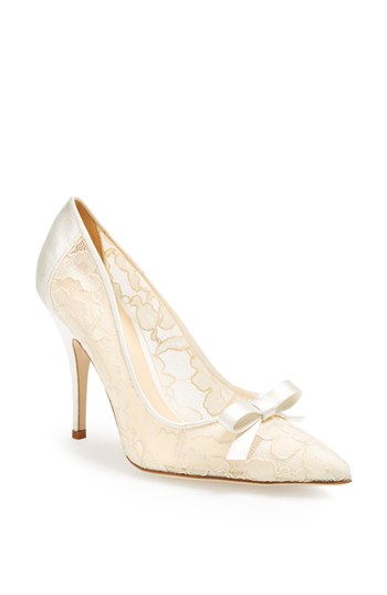 IVORY LACE/ SATIN
